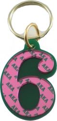 View Buying Options For The Alpha Kappa Alpha Color Mirror Line #6 Keychain