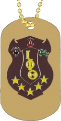 View Product Detials For The Iota Phi Theta Double Sided Dog Tag