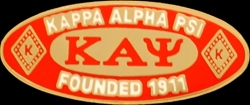 View Product Detials For The Kappa Alpha Psi Founded 1911 Oval Lapel Pin