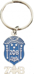 View Buying Options For The Zeta Phi Beta Crest Key Chain