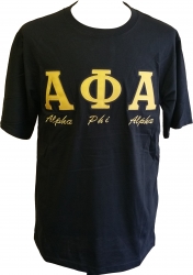 View Product Detials For The Buffalo Dallas Alpha Phi Alpha Embroidered T-Shirt