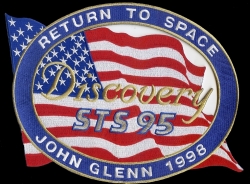 View Buying Options For The NASA John Glenn Return To Space Iron-On Patch