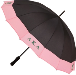 View Buying Options For The Alpha Kappa Alpha Sorority Classy 14 Panel Jumbo Umbrella