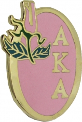 View Buying Options For The Alpha Kappa Alpha Rose Flower Lapel Pin