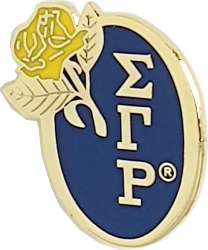 View Buying Options For The Sigma Gamma Rho Rose Flower Lapel Pin