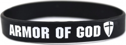 View Buying Options For The Eagle Crest Armor of God Silicone Rubber Wristband [Pre-Pack]
