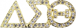 View Product Detials For The Delta Sigma Theta Austrian Crystal Lapel Pin