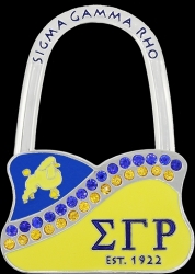 View Buying Options For The Sigma Gamma Rho Metal/Matte Purse Hanger
