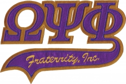 View Buying Options For The Omega Psi Phi Tail Tackle Twill Iron-On Patch