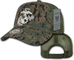 View Buying Options For The RapDom Marines Anchor Back To The Basics Mesh Mens Cap
