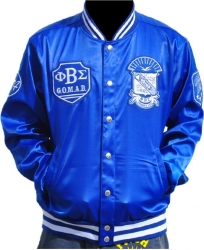 View Buying Options For The Big Boy Phi Beta Sigma Divine 9 S2 Mens Satin Jacket