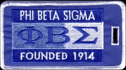 View Product Detials For The Phi Beta Sigma Founded 1914 Luggage Tag