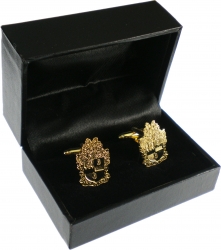 View Buying Options For The Alpha Phi Alpha Shield Sandblasted Cuff Links With Box