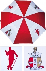 View Product Detials For The Kappa Alpha Psi Wind Resistant Auto Open Jumbo Umbrella