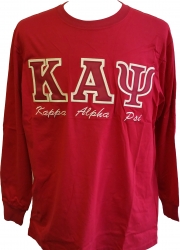 View Buying Options For The Buffalo Dallas Kappa Alpha Psi Script Applique Mens Tee