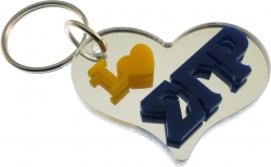 View Buying Options For The Sigma Gamma Rho Heart Mirror Keychain