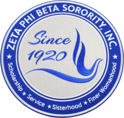 View Buying Options For The Zeta Phi Beta Sorority, Inc. Since 1920 Round Iron-On Patch
