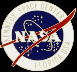 View Buying Options For The NASA Kennedy Space Center Florida USA Logo Lapel Pin