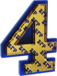 View Buying Options For The Sigma Gamma Rho Acrylic Line #4 Pin