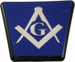 View Buying Options For The Mason Symbol Trailer Hitch Cover