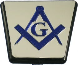 View Buying Options For The Mason Symbol Trailer Hitch Cover