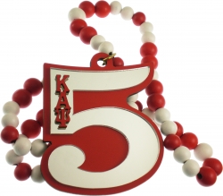 View Buying Options For The Kappa Alpha Psi Wood Color Bead Tiki Line #5 Medallion