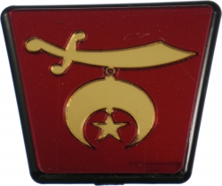 View Buying Options For The Shriner Symbol Trailer Hitch Cover