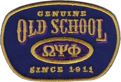 View Buying Options For The Omega Psi Phi Genuine Old School Satin Iron-On Patch