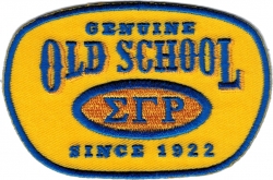 View Buying Options For The Sigma Gamma Rho Genuine Old School Satin Iron-On Patch