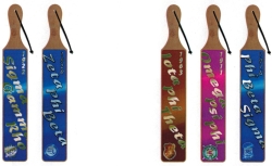 View Buying Options For The Greek Acrylic Topped Script Wood Paddle