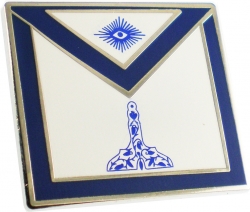 View Buying Options For The Masonic Senior Warden Apron Lodge Officer Lapel Pin