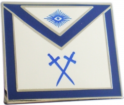 View Product Detials For The Masonic Sentinel Tyler/Tiler II Apron Lodge Officer Lapel Pin