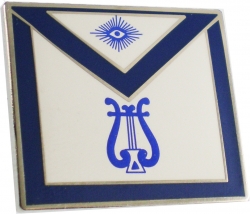 View Buying Options For The Masonic Organist Apron Lodge Officer Lapel Pin