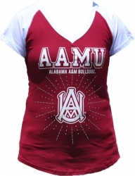 View Buying Options For The Big Boy Alabama A&M Rhinestone Ladies Tee