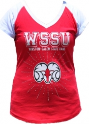 View Buying Options For The Big Boy Winston-Salem State Rams Rhinestone Ladies Tee