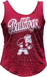 View Product Detials For The Big Boy Alabama A&M Bulldogs Rhinestone Ladies Tank Top