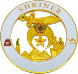 View Buying Options For The Shriner Cut Out Heavy Weight Car Emblem