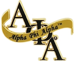 View Product Detials For The Alpha Phi Alpha Banner Lapel Pin