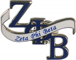 View Buying Options For The Zeta Phi Beta Banner Lapel Pin
