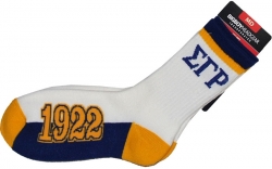 View Buying Options For The Big Boy Sigma Gamma Rho Divine 9 Athletic Ladies Socks