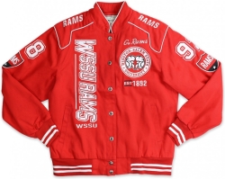 View Buying Options For The Big Boy Winston Salem State S7 Ladies Racing Twill Jacket