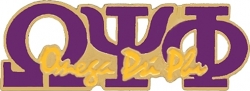 View Product Detials For The Omega Psi Phi Signature Lapel Pin