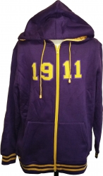 View Product Detials For The Buffalo Dallas Omega Psi Phi 1911 Zip Hoodie