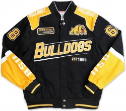 View Buying Options For The Big Boy Bowie State Bulldogs S9 Mens Racing Twill Jacket