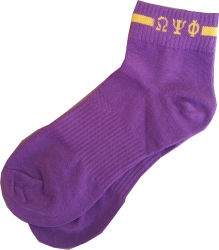 View Buying Options For The Buffalo Dallas Omega Psi Phi Footie Socks [Pre-Pack]