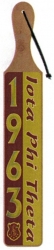 View Buying Options For The Iota Phi Theta Acrylic Topped Mirror Year Wood Paddle