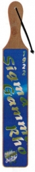 View Buying Options For The Sigma Gamma Rho Acrylic Topped Script Wood Paddle