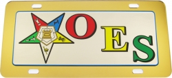 View Buying Options For The Eastern Star Domed Crest Tag License Plate
