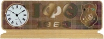 View Buying Options For The Iota Phi Theta Wood Desk Top Clock