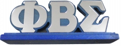 View Buying Options For The Phi Beta Sigma Wood Desk Top Letters With Color Base